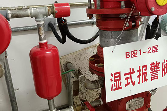 湿式报警阀阀瓣胶垫维护